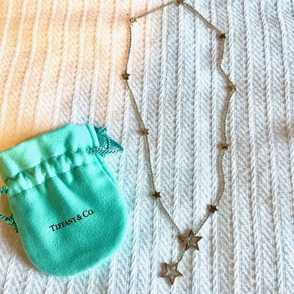 Tiffany & Co. Jewelry - Tiffany & Co. Star Link Lariat Pendant Necklace